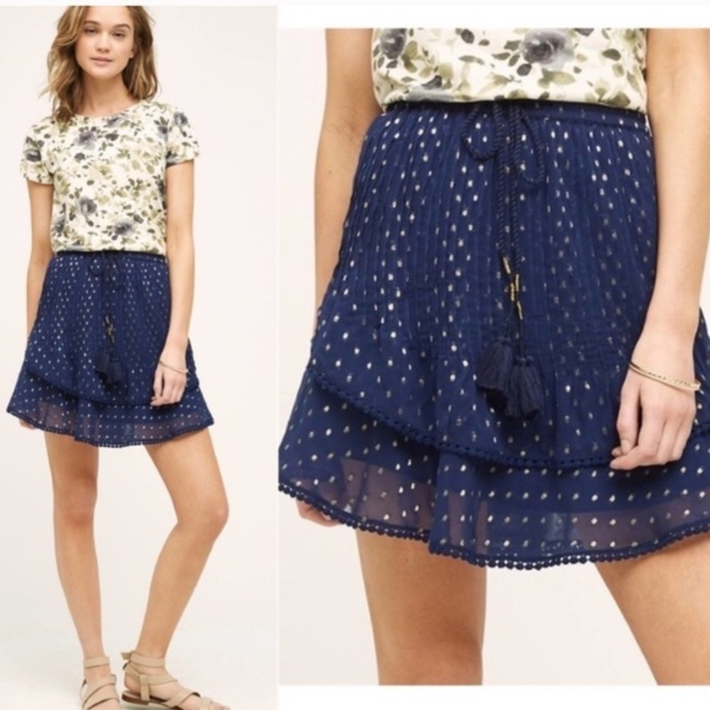 TRYB | Ruffle tassel Mini Skirt